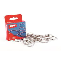 Apli Agipa - Anneau en métal ouvrable Ø 20 mm 20  pièces Argent