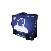 Cartable 38 cm Bagtrotter – Bleu marine – POL FOX COSMO – 2 compartiments