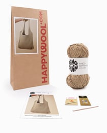 Kit Crochet Sac Femme Emeraude NATUREL TU
