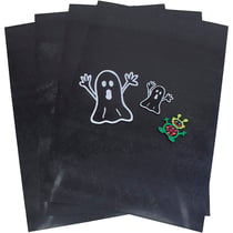 Feuilles de plastique thermorétractable, A4, noir, 50 flles/ 1 Pq.