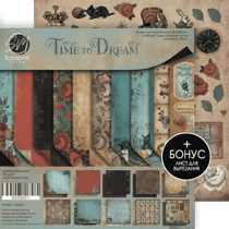 10 Papiers scrapbooking 30 x 30 cm album faire part carte Scrapmir TIME TO DREAM