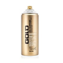 Bombe de peinture - Gold - Acrylique - Disco white - F9100 - 400ml - Montana Cans
