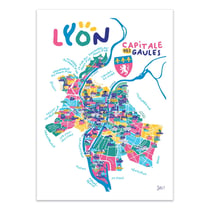 Affiche 50 x 70 cm -  Lyon - Sté!