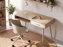 Bureau MDF Marron clair DEORA - Beliani