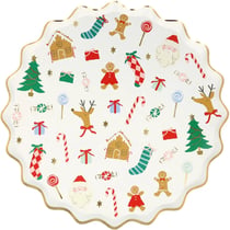 8 Assiettes Joli Noël