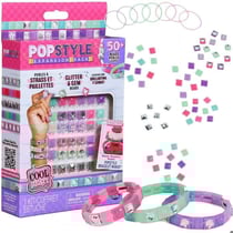COOL MAKER - POP STYLE PACK STRASS ET PAILLETTES Pop Style Machine a Bracelets