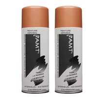 Lot de 2 sprays de peinture - rose gold - AMT