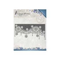 Die matrice de découpe embossage Amy Design SNOWFLAKE SWIRL EDGE 10125