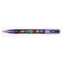 Lot de 6 marqueurs peinture POSCA PC3ML pointe conique fine - Violet Pailleté