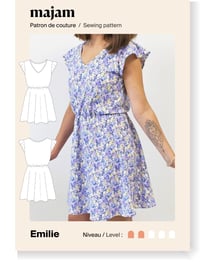 Patron couture Robe jersey - Emilie