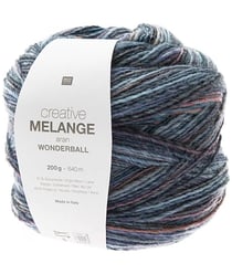 Pelote de laine Creative Melange Aran Wonderball - 200 GR - Rico Design 07 Violet