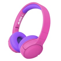 Casque Bluetooth 5.1 pour Enfant Autonomie 8h Pliable Akashi Rose / Violet