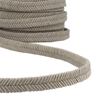 Bobine 15m Galon chevrons Gris Moyen 15mm