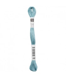 Fil à broder mouliné Uni - Rico Design 153 Bleu