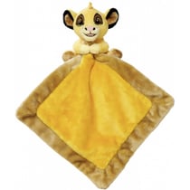 Simba le lion doudou plat 22 x 22 cm - peluche disney - nicotoy