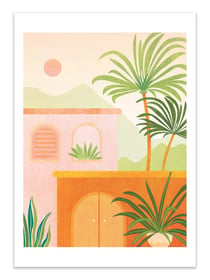 Affiche 30 x 40 cm - Summer Mountain Villa - Kristian Gallagher