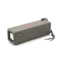 Enceinte Bluetooth Portable Subwoofer Avec Corde Tressée Support USB AUX TF et FM Gris YONIS
