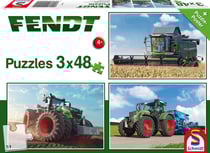 Puzzle 48 pièces - Fendt 1050 Vario / 724 Vario / 6275L, 3x48 Pièces - Schmidt Spiele