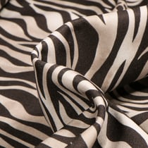 Tissu Softshell Zébré sur fond Beige