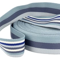 Film 20m sangle bandes double face  40mm Bleu