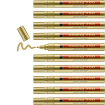 Lot de 10 marqueurs peinture - EDDING - Or - Pointe 2-4 mm