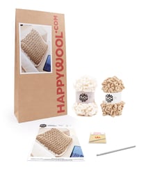 Kit Crochet Housse de Coussin Benedict LIN TU