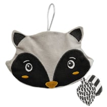 Doudou bouillotte chaud et froid avec noyaux de cerise, Raton