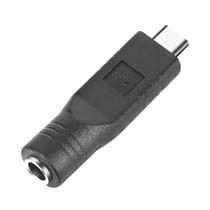 Avizar Adaptateur de Charge DC 5.5 x 2.1mm vers USB-C Noir