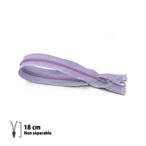 Fermeture éclair Z53 - moulée 6mm Non séparable - 18 cm