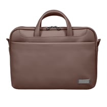 PORT Designs Sacoche PC pour ordinateur portable élégant simili cuir ZURICH Toploading 13.3/14 pouces marron