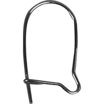 Crochets d'oreilles - Argenté - 15 mm - 10 pcs