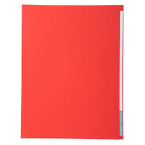 Paquet de 100 chemises Forever® 170 à bord décalé - 24x32cm - Rouge - x 5 - Exacompta