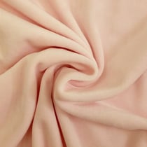 Tissu Jersey Velours tout doux Rose bébé