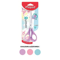 Ciseaux scolaires - Ergonomique - 16 cm - Sensoft Pastel - Maped