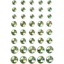 Pierres de strass, dim. 6+8+10 mm, vert, 40 pièces/ 1 Pq.