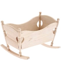 Berceau miniature nain en bois (8x8.5x7cm) - Rico Design Bois