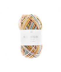 Pelote de coton RICORUMI PRINT DK 25 gr - Rico Design 04 Multicolore