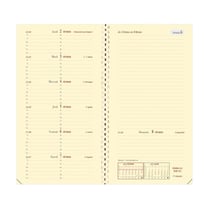 ITALSEPT SPIRALÉ PRESTIGE FR Recharge - 8,8x17 cm - Semainier - 13 mois de août à août