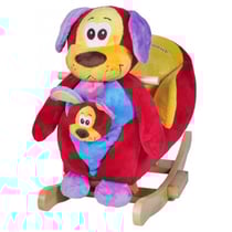 Chien a bascule tim - knorrtoys - 40327 - jouet bascule peluche bebe