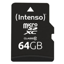 Carte micro SD INTENSO 64 Go classe 10 + adaptateur