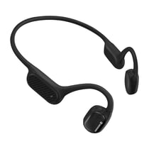 Swissten Casque à Conduction Osseuse sans fil Confort Open-ear Mémoire 32 Go Étanche IP68 Noir