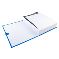 Chemise dos extensible balacron et sangle scratch. - Bleu - x 10 - Exacompta