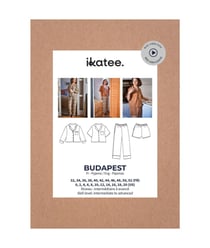Patron pyjama femme BUDAPEST pochette taille n°FR 32-52