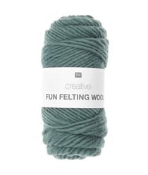 Laine à feutrer créative CREATIVE FUN FELTING WOOL - Rico design 05 Pétrole
