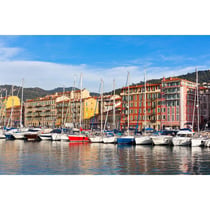 Tableau sur toile port de Nice 30x45 cm