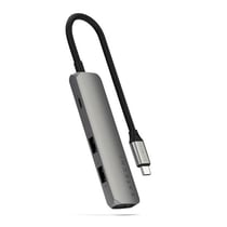 Satechi Hub USB-C Slim Multiport 4-in-1 4K Power Delivery 100W Gris