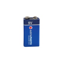 AgfaPhoto Piles Alcalines PLUS E-Block 6LR61 (9V, Lot de 10) - Longue Durée de Vie - Idéales pour Appareils Photo, Télécommandes et Gadgets Électroniques - Performance Fiable et Constante