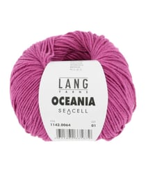 Pelote de Coton à crocheter et tricoter Oceania - Lang Yarns 64 Rose