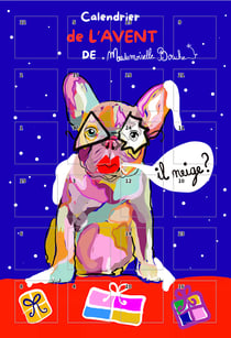 Calendrier de l’Avent «il neige ?» de l’artiste Mademoiselle Bouche - Exclusivité Cultura.