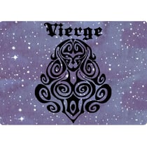 Tapis de souris signe du zodiaque Vierge 27 x 19 cm